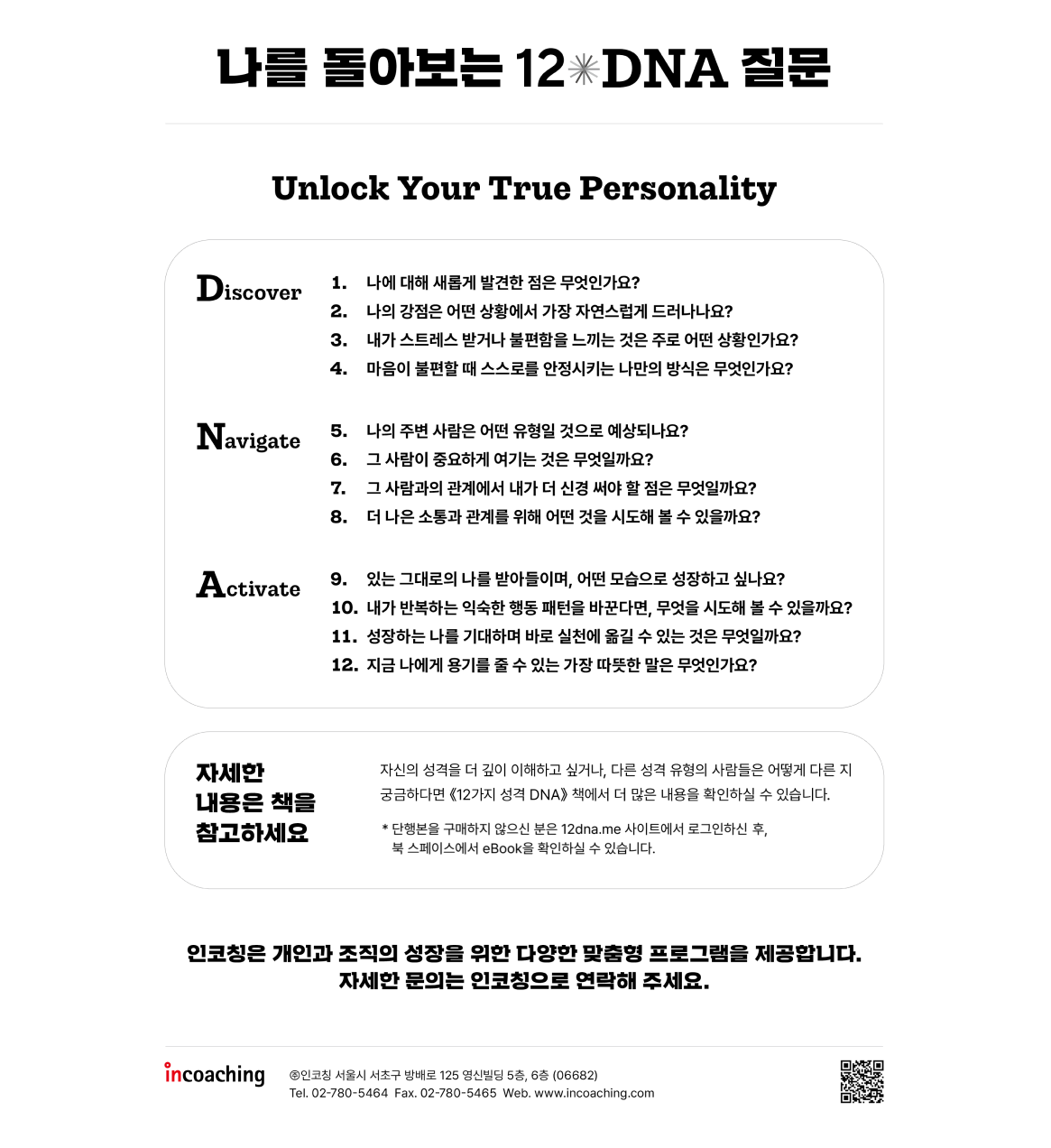 12가지 셀프 코칭 질문 이미지